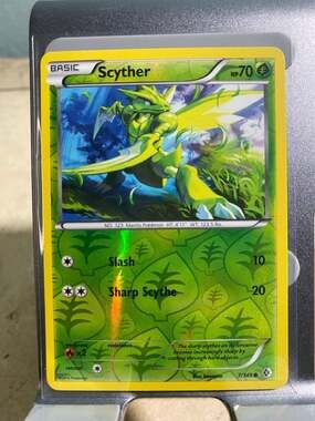 Pokemon Scyther Reverse Holo Boundaries Crossed 7/149